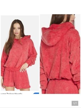 Michael Lauren Distressed Trainor hoodie